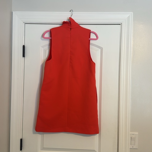 C/MEO COLLECTIVE Halter Trapeze Orange Dress Small - Picture 4 of 4